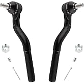BOXI 2pcs Front Outer Tie Rod End Links Fit for Jeep Wrangler 2007-2017 / for Jeep Wrangler JK 2018 Sport Utility 4-Door 3.6L 3.8L | ES800594 ES800593
