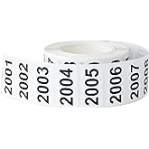 DGBDPACK Consecutively Numbered Labels, 1.5 x 0.79 Inch Self-Adhesive Inventory Numbered Sticker (2001-3000)