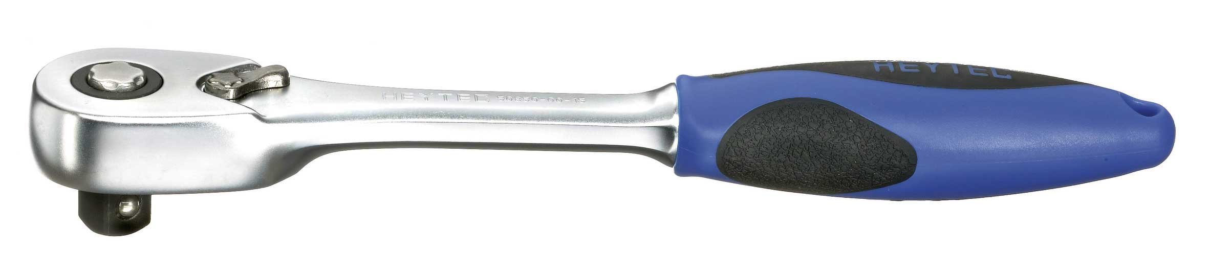 Heytec 50850101680 Lever Type Reversible Ratchet, Silver/Blue