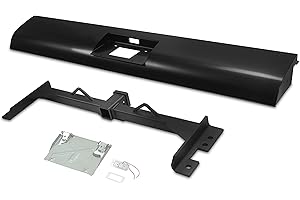 KUAFU Roll Pan & Hidden Hitch Kit Compatible with 1999-2006 Silverado GMC Sierra Pickup Trucks w/Light & Flip Down -2 Packages