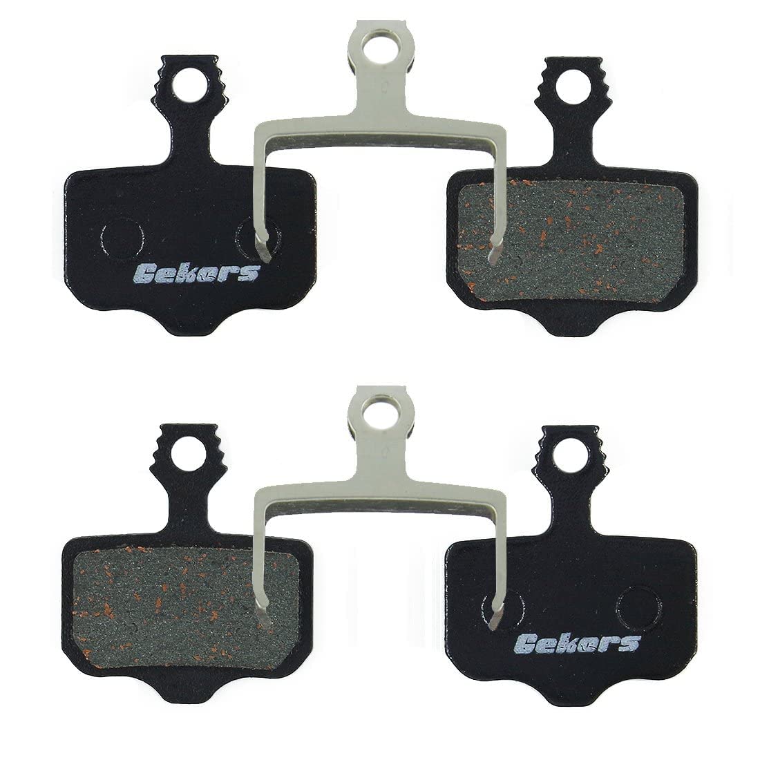 Gekors Semi-Metallic Bicycle Disc Brake Pads for Avid Elixir R/CR/1/3/5/7/9/X0/XX, 2 Pairs