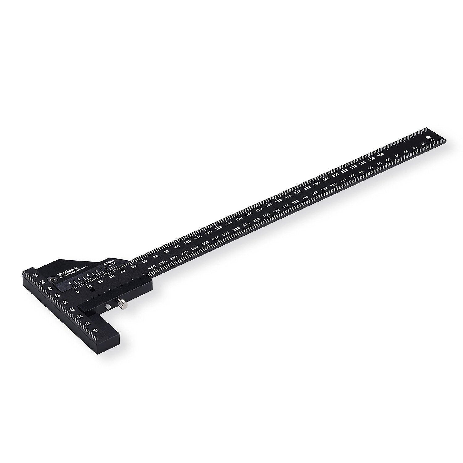 Woodraphic Professional Dual Function Vernier Calipers For Measuring And Marking Medium Black