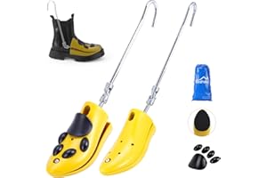 Exshoiu Shoe Boot Stretcher for Cowboy Boots, Boot Expander for Thick Feet and Wide Feet, Adjustable Boot Widener Stretcher