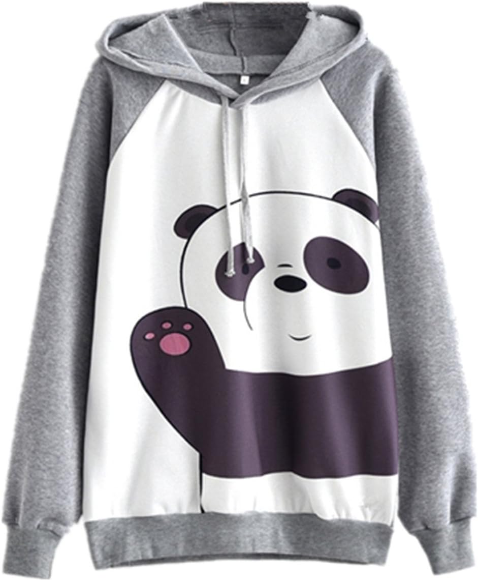YICHUN Women Girl Top T-Shirt Sweater Sweatshirts Jumper Hoodie Hooded Sweats Casual