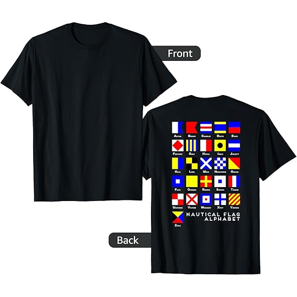 ジャケット・アウター Maritime Signal Flag Beach Shirts size M Amazon.com: Nautical Signal Flag Alphabet T-Shirt : Clothing