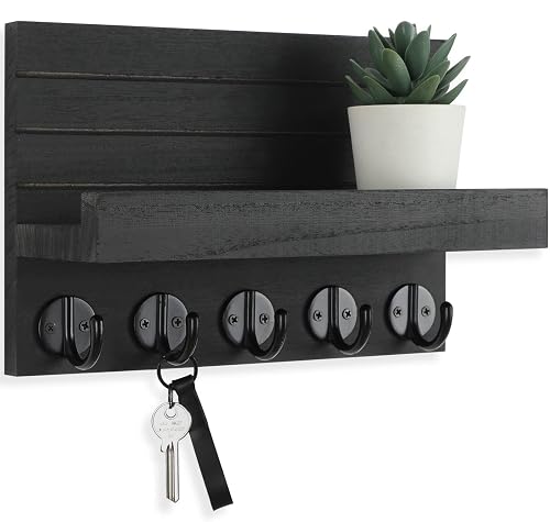 小物 vaultroom PADLOCK KEY HANGER / BLACK Lwenki Key Holder for Wall, Decorative Key and Mail Holder with
