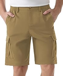 SIX ISLANDS Men's Cargo Shorts 9" Inseam Elastic