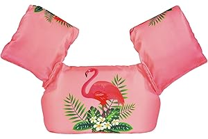 REALIKE Kids Swim Vest for Toddler Boys/Girls Swimming Aids Floats with Shoulder Harness Arm Wings for Children/Infant/Baby,S