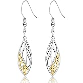 Dangle Earrings 925 Sterling Silver Earrings for Women Dangle Earrings Lightweight Dangle Earrings Mother's Day Jewelry