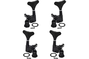 MAXCHEER Guitar Bass Tuners Bass Guitar Tuning Keys,Ratio Headstock Sealed Machine Head Replacement for Electric Jazz Bass or Precision Instruments