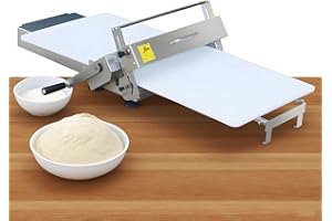 Folding Dough Sheeter with Adjustable Thickness Settings, Croissant Dough Laminator, Manual Dough Rolling Machine, for Home a