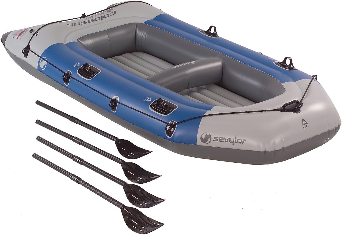 Sevylor Colossus 4Person Inflatable Boat Amazon.ca Sports & Outdoors