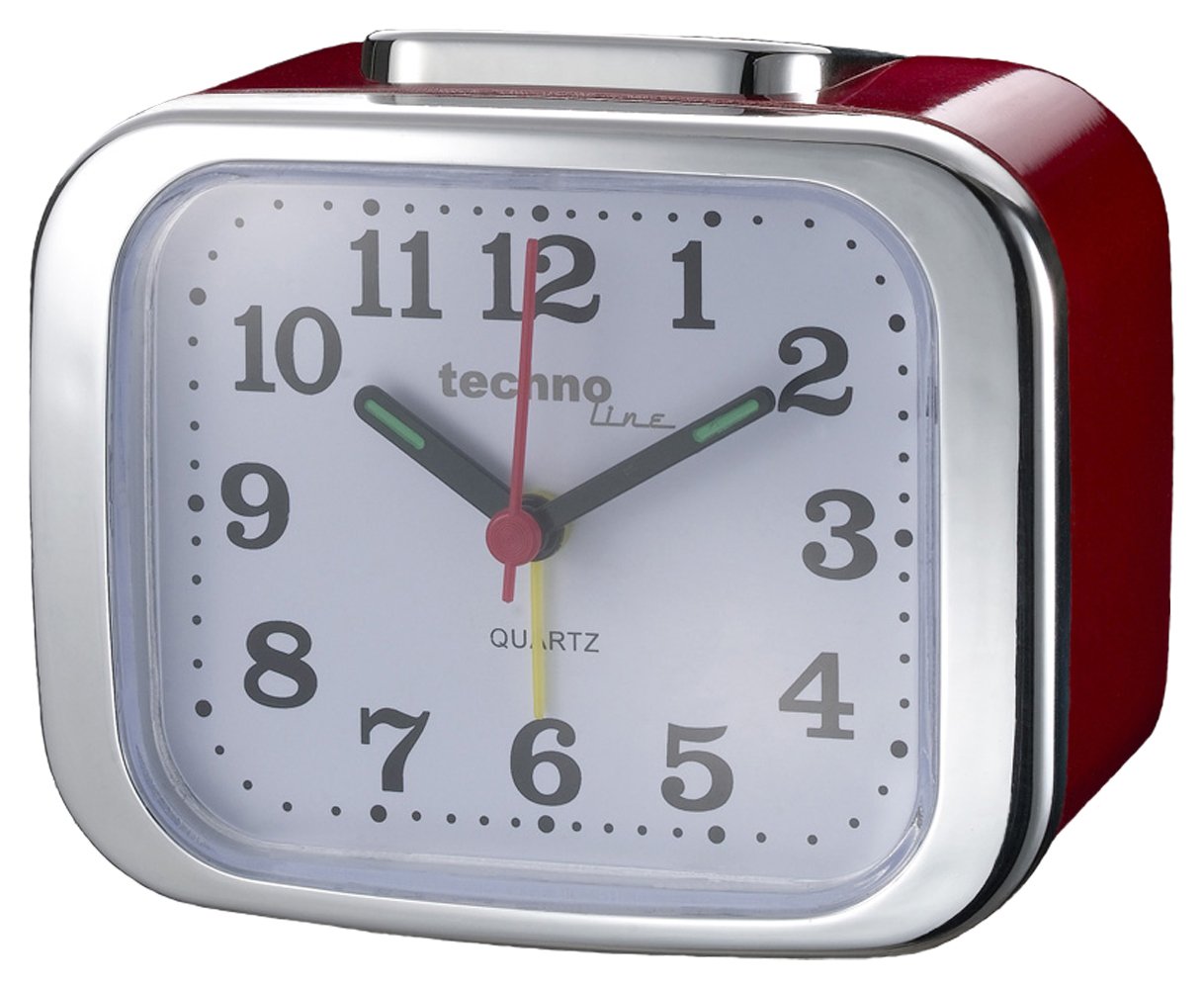 techno line Geneva "XL" Quartz Clock, Red