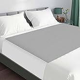 Bed Pads Washable Waterproof for Incontinence Adults, Reusable Wetting Pad Mattress Protector Underpads Tuckable Quick Dry, Fits King Size Bed, 36" x 76", Gray