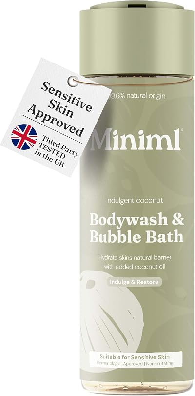 Miniml Natural Body Wash & Bubble Bath Coconut 400ml