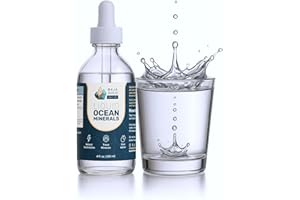 Baja Gold Liquid Ocean Trace Mineral Drops - Ionic Electrolyte Drops for Drinking Water & Food Flavor Enhancement - Mineral-Rich Saline Solution & Oral Cleanse - 4 fl oz, 30-Day Supply