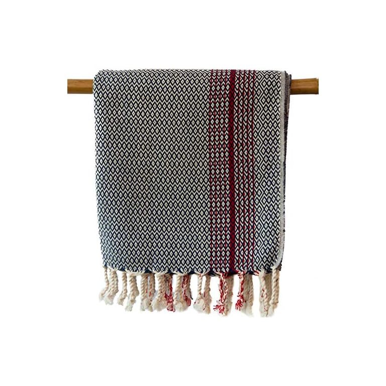 The Loomia Turkish Towel Clementine Artisan HandLoom Series 100