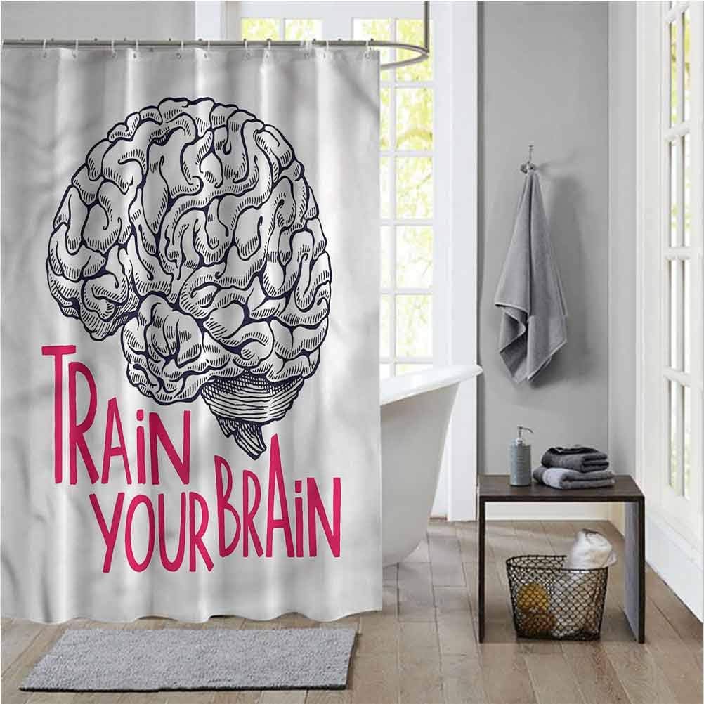 ScottDecor Vintage Funny Shower Curtain Humour Quote Shower