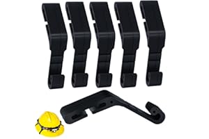 DEKELIY Hard Hat Light Clips Hard Hat Accessories for Headlamp Anti-Slip Stable Hardhat Headlamp Light Clips