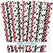 Minnie Mouse Inspired Mouse Ears and Polka Dot Paper Straws - Red White Black - 7.75 Inches - 100 Pack - Outside the Box Papers Brand