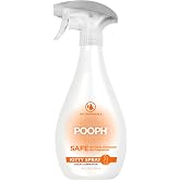 POOPH Kitty Odor Eliminator Spray for Cats, 16 fl oz | Helps eliminate cat odors on furniture, bedding, litter areas, and more. Fragrance-free 16 oz spray