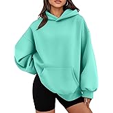 WYNNQUE Hoodies for Women Oversized Sweatshirts Fall Fashion Outfits 2026 Casual Sweaters Tops Fleece Workout Winter Clothes