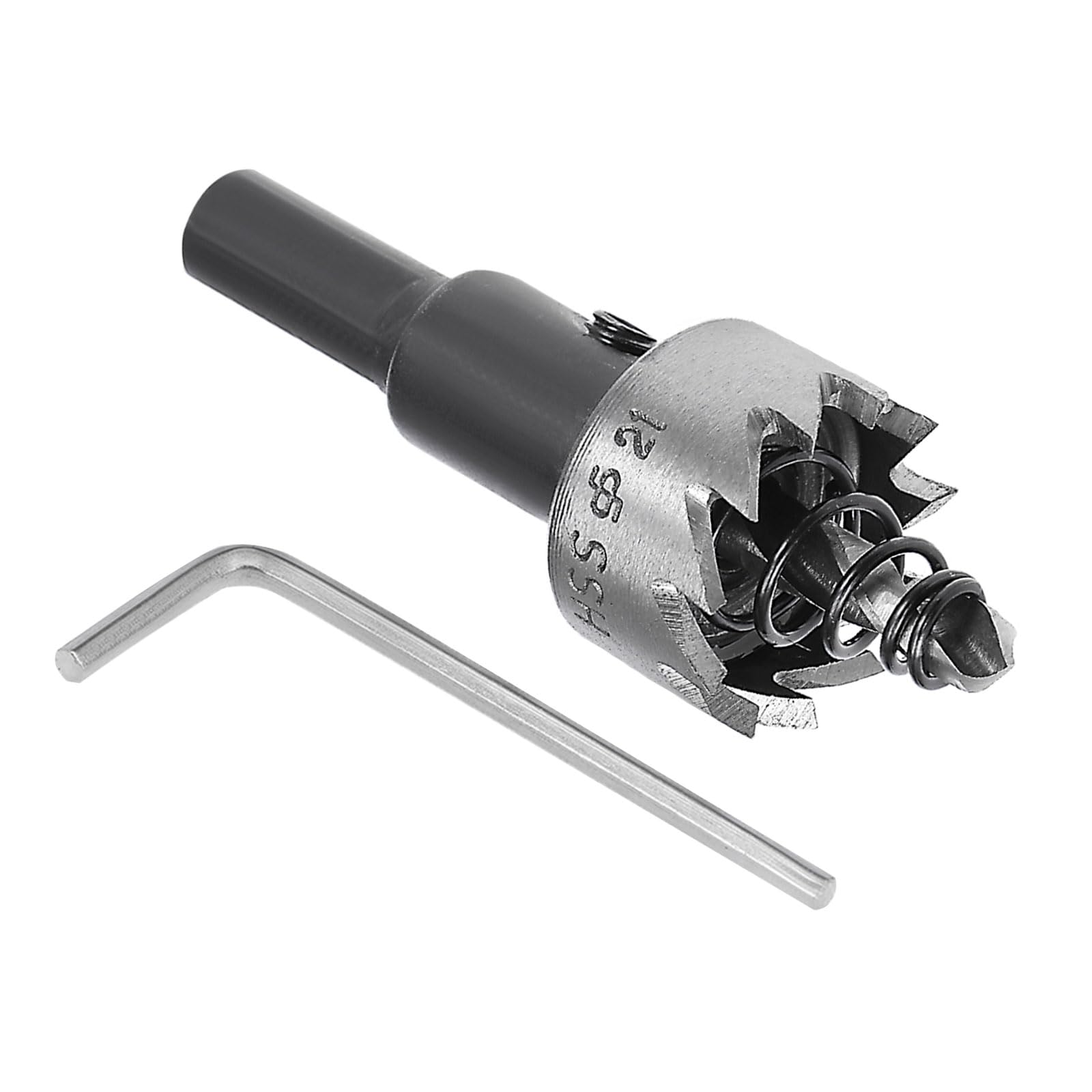 Kozelo 1pcs Hole Saw - [21mm] HSS (High Speed Steel) 4341 Drill Bit Hole Cutter for Stainless Steel Aluminum Metal Wood Plastic Use, Triangular Shank