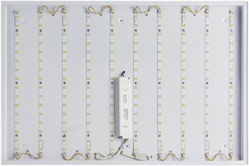 Viugreum 96W 36" Modern Dimmable LED Ceiling Light Flush Mount, Ultra-Thin Square LED Ceiling Lamp Fixtures with Remote Control for Bedroom/Kitchen/Dining Room Lighting, Color Changeable - - 