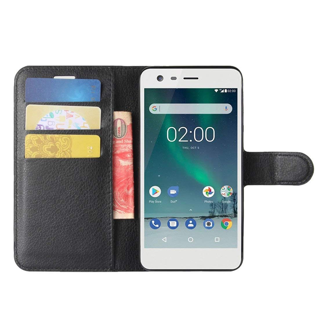 Samsung Galaxy A9 2018 Case Fettion Premium Pu Leather Wallet