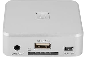 USB Audio Capture Card Music Recorder LR 3.5 for Music Digitization with USBSD Card Playback Feature for Collectors