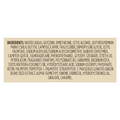 VASELINE RADIANT X DEEP NOURISHMENT BODY CREAM 100% PURE SHEA BUTTER, COCONUT OIL, VITAMIN C, & PEPTIDES 10 OZ