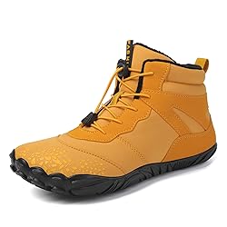Dinint Barefoot Shoes Men Women Wide Toe Box Winter