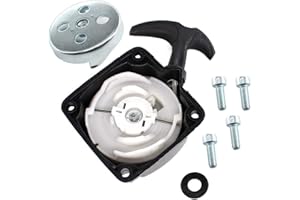 AISEN Recoil Pull Starter Assembly for Jiffy 4057-S 4057 STX Pro II Model 34 Model 30XT SD60i Model 60 Jiffy Feldmann Ice Fishing Auger Drill