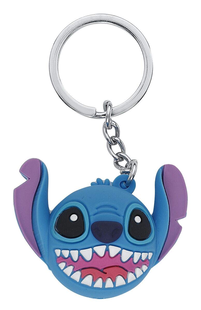 Photo 1 of Disney 85787 Stitch Deluxe Icon Ball Key Ring, Multicolor