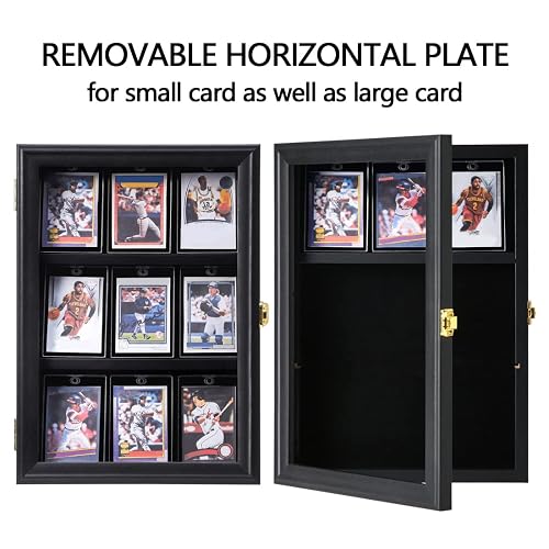 verani baseball card display case 36 Graded Sports Wall Mount Black clear viewing VERANI 35 Graded Sports Baseball