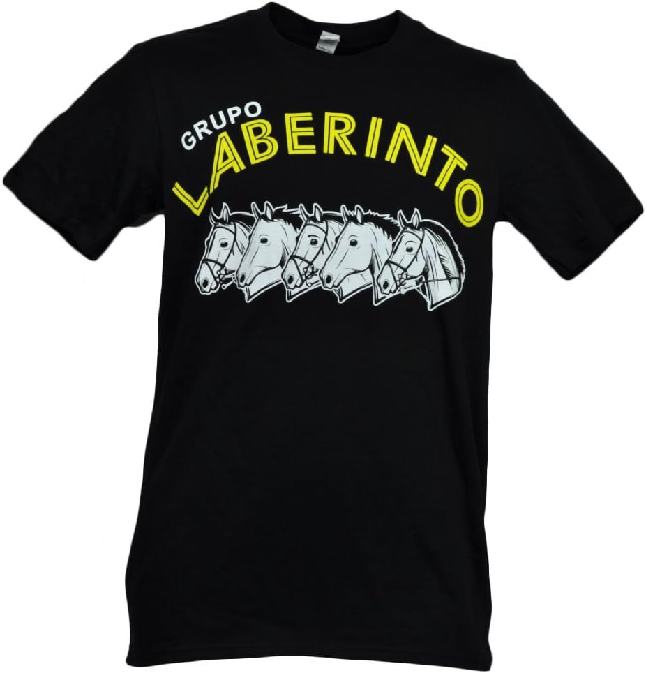 Grupo Laberinto Corridos Rancheras Tshirt Tee Camisa Black Music Horse XLarge