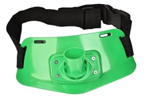 plplaaoo Fishing Belt, Fishing Rod Fighting Belt, Adjustable Waist Fighting Belt, Stand-up Offshore Gimbal Padded Fishing Belt Rod Holder Fish Tackle Accessories 10.6 x 5.3 x 2.9inch, Fishing Belt