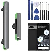 Power On Off Button Key Replacement for Google Pixel 7 Volume Button for Google Pixel 7 GVU6C GQML3 GO3Z5 with Screwdrivers