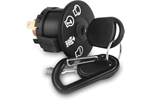 FLYPIG Lawn Mower Ignition Switch Key 532193350 193350 Ignition Starter Switch 4 Position for Husqvarna Craftsman Poulan Sear