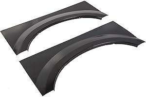 ECOTRIC Rear Wheel Arch Quarter Panel Replacement Compatible with 1999-2007 Ford F250 F350 F450 F550 Pickup Bed Rear Wheel Ru