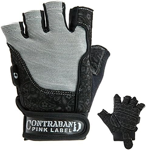 Contraband Pink Label 5127 Womens Weight Lifting Gloves w/Comfort-Soft Interior Padding (PAIR)