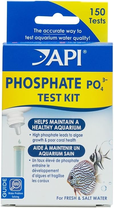 API Phosphate Test Kit 150-Test Freshwater Saltwater Aquarium Water Kit
