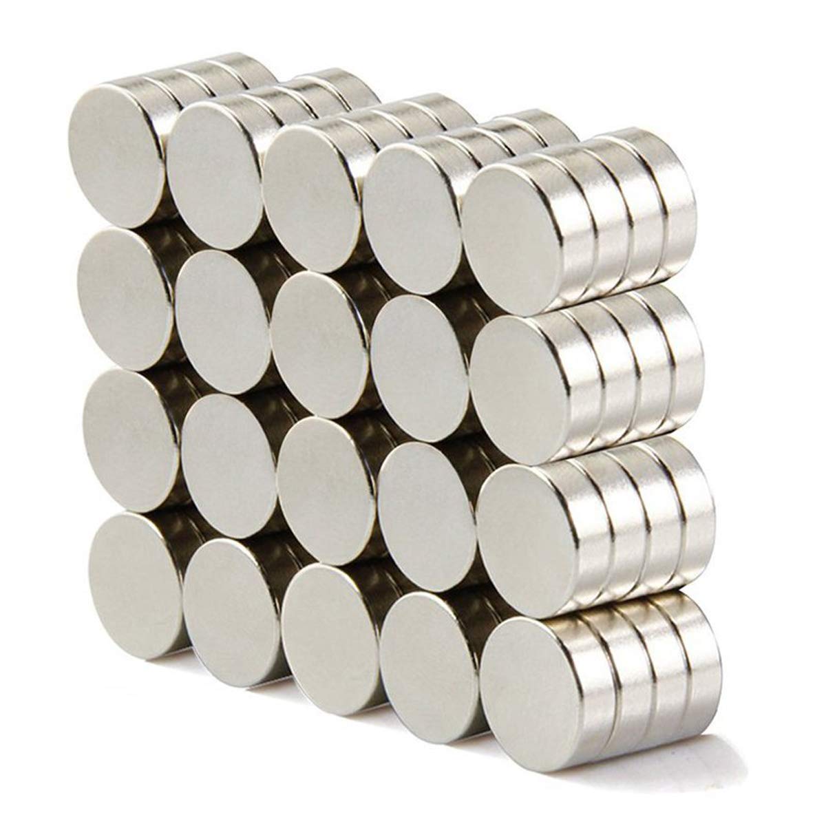 magpross 80 Pieces 8 x 2mm Multi-use Refrigerator Magnets for Refrigerator Science Crafts Projects