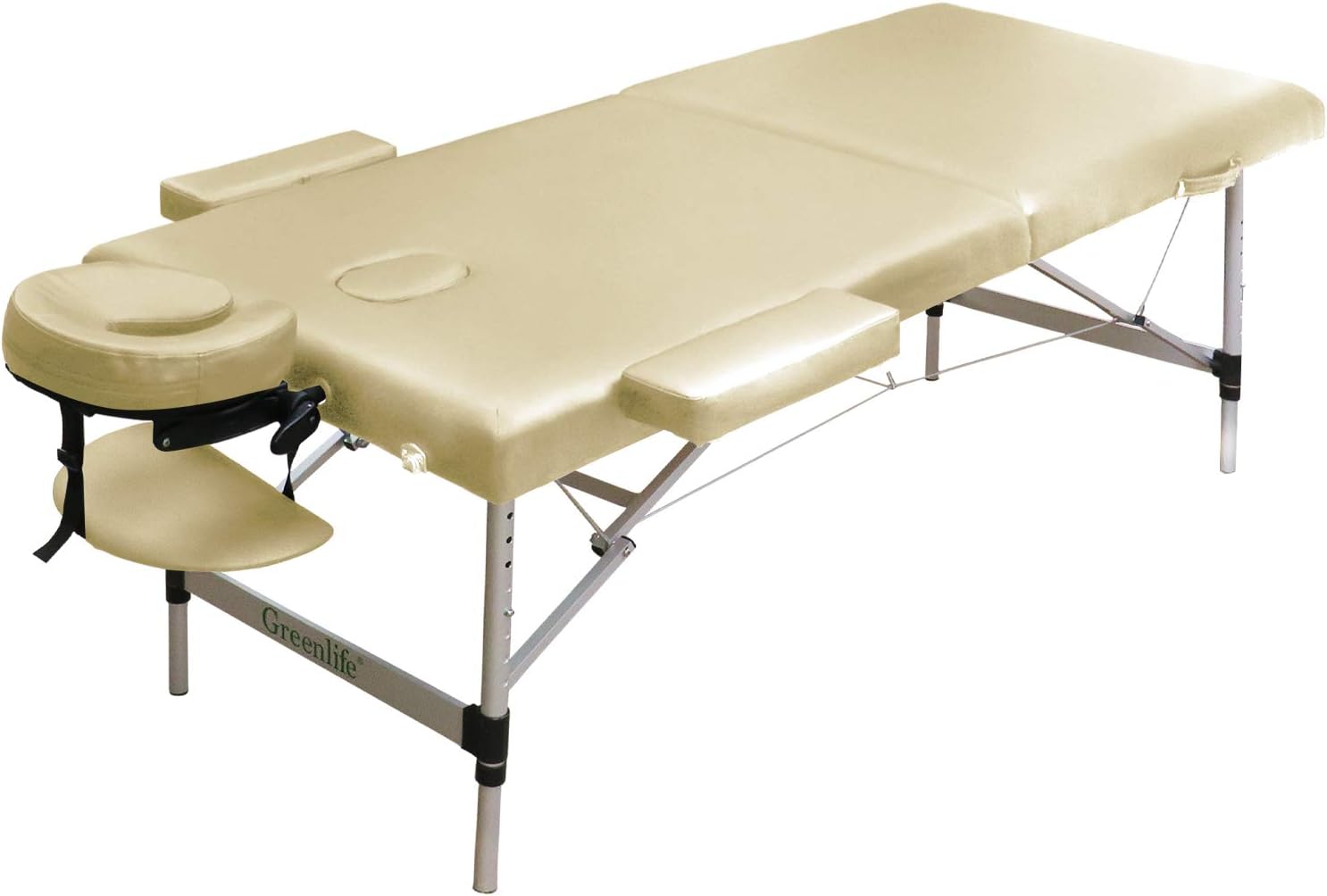 GreenLife® Basic™ Portable 2 Fold Aluminum Massage Reiki Facial Table