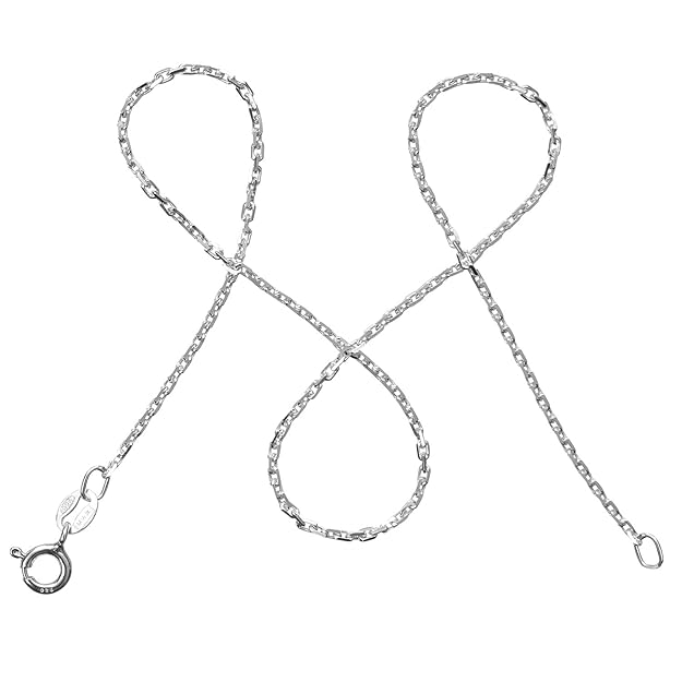 modabilé Damen Ankerkette aus 925 Sterling Silber (1,55mm)
