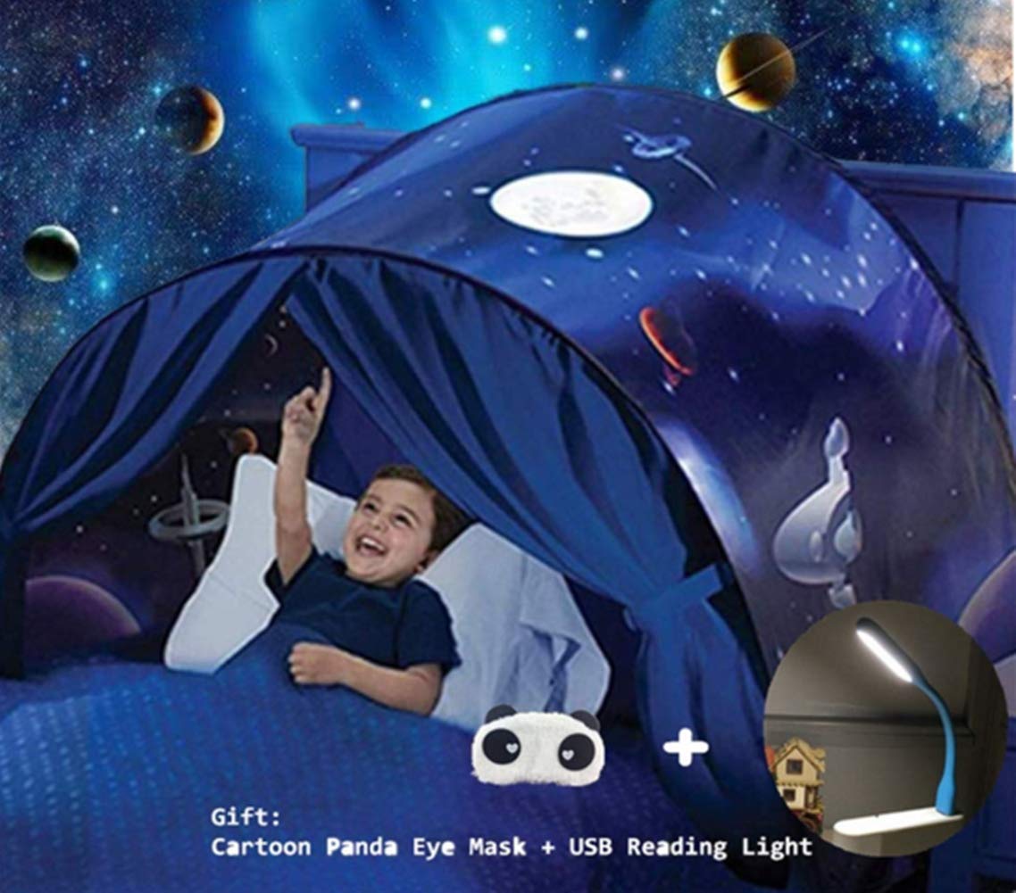 Nifogo Bed Tents for Boys and Girls - Space Themed Children's Playrooms - Indoor Game Tents - Perfect for Christmas and Birthday Gifts
