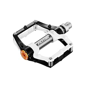 Alston Road Bicycle MTB Aluminum Strong Pedal, Super Powerful CR-MO 9/16" Spindle, Three Pcs Ultra Sealed Bearings FACE Off Pedals