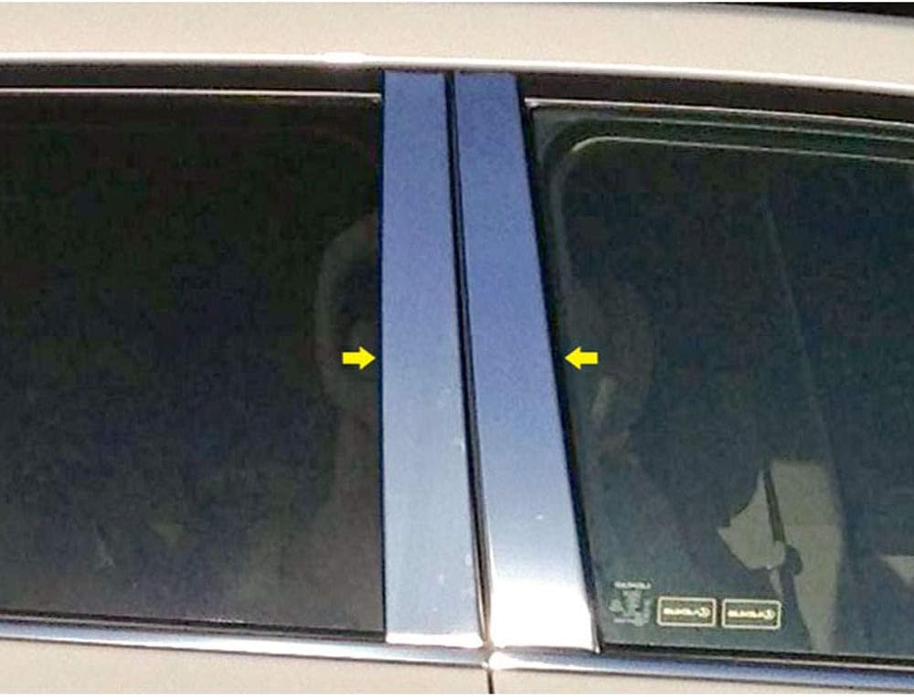 Brighter Design 4pc. Luxury FX Chrome Pillar Post Trim fit for Lexus LX 570 2008-2020