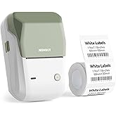 NIIMBOT B1 Label Maker Machine with Tape, 2 Inch Portable Sticker Printer for Home School & Small Business, Compatible with Phones & PC, Green White