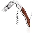 GOBETTER Wine Opener, Professional Corkscrews for Wine Bottles Cap Remover, Manual Wine Key for Home Use, Servers, Waiters Bartenders and Wine Lovers, Classic Rosewood